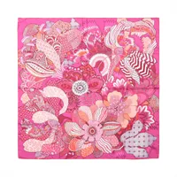 エルメス カレ90 FLEURS DINDIENNES インドの花 スカーフ シルク