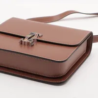 カルティエ ドゥーブルC ドゥ カルティエ レザー ショルダーバッグ