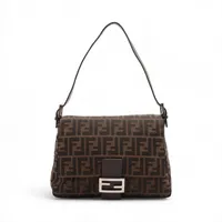 wendy様 ご購入予定品 フェンディ ズッカ マンマバケット キャンバスxレザー ショルダー