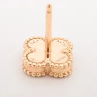 ヴァンクリーフ&アーペル スウィートアルハンブラ オニキス ピアス 750