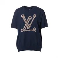 B*o様 LOUIS VUITTON ネイビー ノースリーブニット archiv LOUIS VUITTON ネイビー ノースリーブニット archive トップス