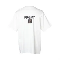 25新作 フェンディ Tシャツ コットン 半袖 メンズ FF ロゴ FENDI / フェンディ FF モチーフ コットン Tシャツ メンズ 半袖