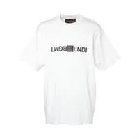 【送関込】FENDI☆フェンディ Regular t-shirt フェンディ×フラグメント FFロゴ 23年 コットン Tシャツ XL