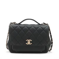 VINTAGE●CHANEL●ビジネスアフィニティ ミディアム バッグ シャネル ビジネスアフィニティ ミディアム キャビアスキン 2WAY