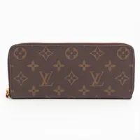 【美品】ルイヴィトン モノグラム ポルトフォイユ クレマンス コクリコ 長財布 LOUIS VUITTON - 【美品】ルイヴィトン モノグラム