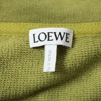 【LOEWE】限定セール！春物 アナグラムパーカ コットン100 ロエベ アナグラム コットン パーカー M レディース グリーン