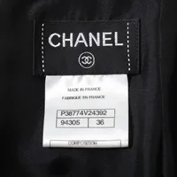 美品★CHANEL・シャネル ツイード ブランドロゴボタン スカート(36) CHANELシャネル 愛らしいロゴボタンのツイードスカートsize36相当