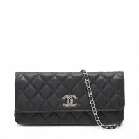 シャネル マトラッセ キャビアスキン チェーンショルダーバッグ