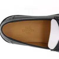【美品】1回使用＊エルメスローファー＊37サイズ＊裏張り有✴︎ エルメス(HERMES)エルメス パリ ローファー 靴 レディース