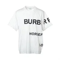 バーバリー ティッシ期 コットン Tシャツ L メンズ ホワイト