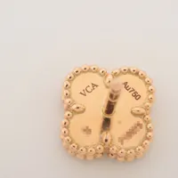 ヴァンクリーフ&アーペル スウィートアルハンブラ カーネリアン ピアス