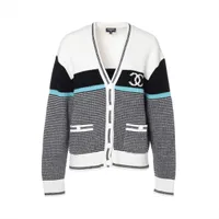 CHANEL - CHANEL(シャネル) ボレロ サイズ38 M レディース美品  - P27396 ベージュ×ピンク×マルチ 綿、カシミヤ、レーヨン、ポリエステル、ナイロン 楽天市場】シャネル（カーディガン・ボレロ｜トップス