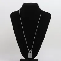 クロムハーツ ネックレス ラバー 13.0g グレー パドロックフレア