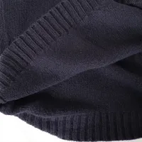 ロロピアーナ×藤原ヒロシ コットン ニット XL メンズ ネイビー FAM0190