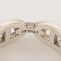 シルバー シェーヌダンクル アンシェネリング サイズ56 HERMES エルメス シェーヌダンクルアンシェネ リング シルバー