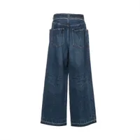 ［VINTAGE] Sacai コットン デニムパンツ 1 レディース★Aランク sacai - サカイ パンツ デニムパンツ ワイドシルエット コットン