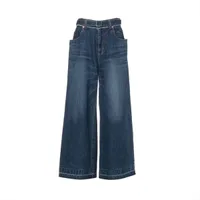 Sacai サカイ デニム ハーフパンツ フリンジ裾ブルー451 サイズS相当 10829-250107-0194_1.jpg