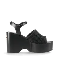 【25A♢安定の厚底ソール/ソーブラック】CHANEL*サンダル 25A♢安定の厚底ソール/ソーブラック】CHANEL*サンダル