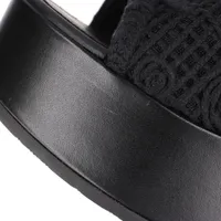 CHANEL 黒 レザー ウェッジソールサンダル 楽天市場】【靴】CHANEL シャネル ココマーク ストラップ