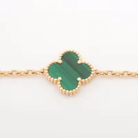 ヴァンクリーフ&アーペル ヴィンテージアルハンブラ 5P マラカイトブレスレット Van Cleef ＆ Arpels ヴァンクリーフ&アーペル ブレスレット