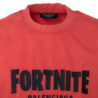 Balenciaga x Fortnite 21 years Cotton T-shirt XS Men's Red