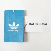 Balenciaga x adidas 22 years Cotton T-shirt 1 Men's White 731769