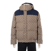 GUCCI* キャンバス製GG柄フード付きナイロンジャケット GUCCI* キャンバス製GG柄フード付きナイロンジャケット (GUCCI
