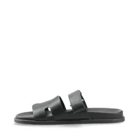 【美品】エルメス リフレックス レザーサンダル パンチングロゴ 黒 43 HERMES ≪ 新品 ≫ エルメス メンズ サンダル ジャクソン サイズ