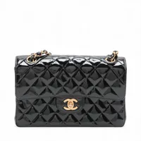 【CHANEL】キーケース6連 マトラッセ シャンパンゴールド パテントレザー 21305_1.jpg