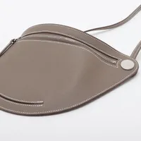 エルメス プティットコース ヴォーエプソン エトゥープ シルバー