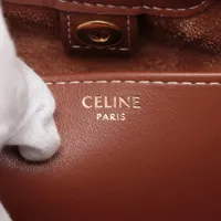 MCM ブラウンレザーハンドバッグ A3896 ショルダーバッグ 2way un/neu ショルダーバッグ バッグ ギャザーハンドルウェーブ