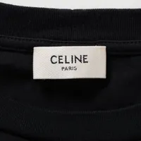 セリーヌ エディ期 コットン Tシャツ S メンズ ブラック