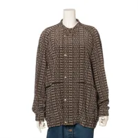 セリーヌ トリオンフ エディ期 シルク ジャケット 36 レディース