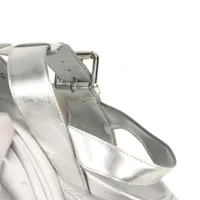 ルイヴィトン　アークライト　サンダル　シルバー ヴィトン LVアークライトライン 22年 レザー サンダル 38 レディース