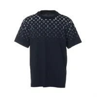 【洗練されたモノグラム美】ルイヴィトン Tシャツ ネイビー LOUIS VUITTON - ルイヴィトン モノグラム 切替 Tシャツ