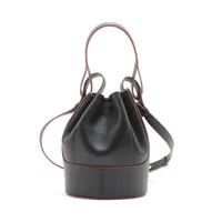 ロエベ バルーンレザー 2wayバッグ ロエベ バルーンバッグ スモール キャンバス×レザー 2WAY