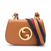 極美品　グッチ　2way ショルダーバッグ　ビジネス　ブラウン　キャメル　レザー 極美品✨】グッチ ショルダーバッグ GG キャンバス レザー