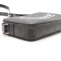 セリーヌ トリオンフ メッセンジャー PVCxレザー ショルダー