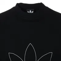バレンシアガ × アディダス 22AW 刺繍3ライン ロゴ コットン 長袖シャツ Balenciaga x adidas 22 years Cotton T-shirt 3 Men's Black