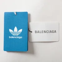 Balenciaga x adidas 22 years Cotton T-shirt 3 Men's Black