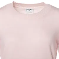 ★極希少★CHANEL ★半袖でニット★ココマーク ★ピンク ★コットン★ CHANEL - CHANEL ココマーク コットン 半袖 サマーニットの通販