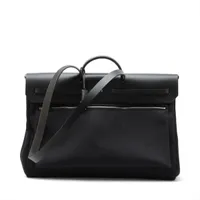 エルメス ハーバッグ ゼップ PM トワイル ミリタリー HERMES Herbag Zip PM Toile Military/Vashhunter Tote Bag Chai