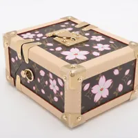 ヴィトン×村上隆 LV × TM カメラバッグ M14173 ブラウン RFID反応あり