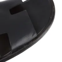 エルメス イズミール サンダル 42/26.5cm ブラック レザー 美品 エルメス HERMES イズミール カーフレザー サンダル