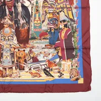 あき　エルメスのシルクスカーフ 「 ツィツィカ - TSITSIKA 」 HERMES（エルメス） Twilly Scarf ツイリー スカーフ シルク100