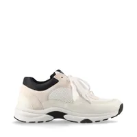 シャネル ココマーク レザー スニーカー 36 レディース アイボリー