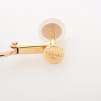 TASAKI AバランスAu750パールイヤリング タサキ バランスプラス パール イヤリング 750(YG×PG) 総6.8g