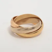 カルティエ ラニエール Au750 リング サイズ8.5 カルティエ ラニエール リング 750(YG) 5.8g 49 A3380428｜中古