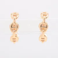 エルメス シェーヌダンクル アンシェネ ピアス 750(PG) 12.4g