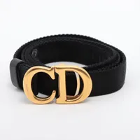 Dior キャンバス ベルト Reversible Saddle Belt Black and Latte Smooth Calfskin, 20